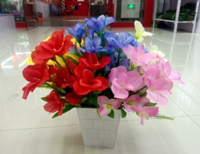 劍蘭仿真花套裝 田園風裝飾與盆景種植的完美結合